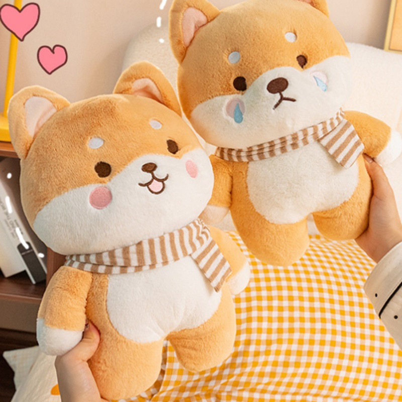Brinquedo de pelúcia Anime Matthew Shiba Inu, brinquedo de pelúcia de animal, brinquedo de pelúcia de filhote em pé, des