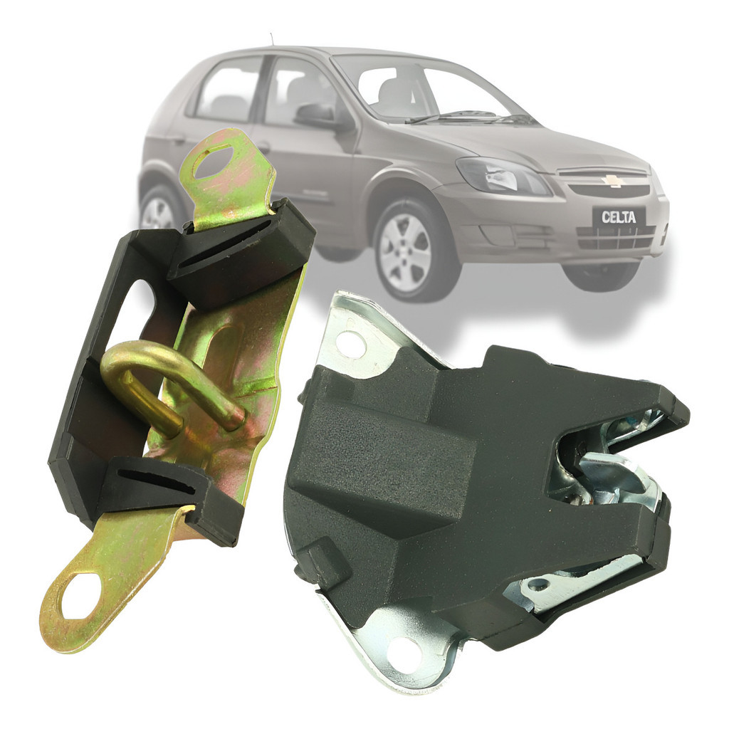 Kit Fechadura Com Batente Porta Malas Celta 2006 2008 2009 em Oferta na Shopee