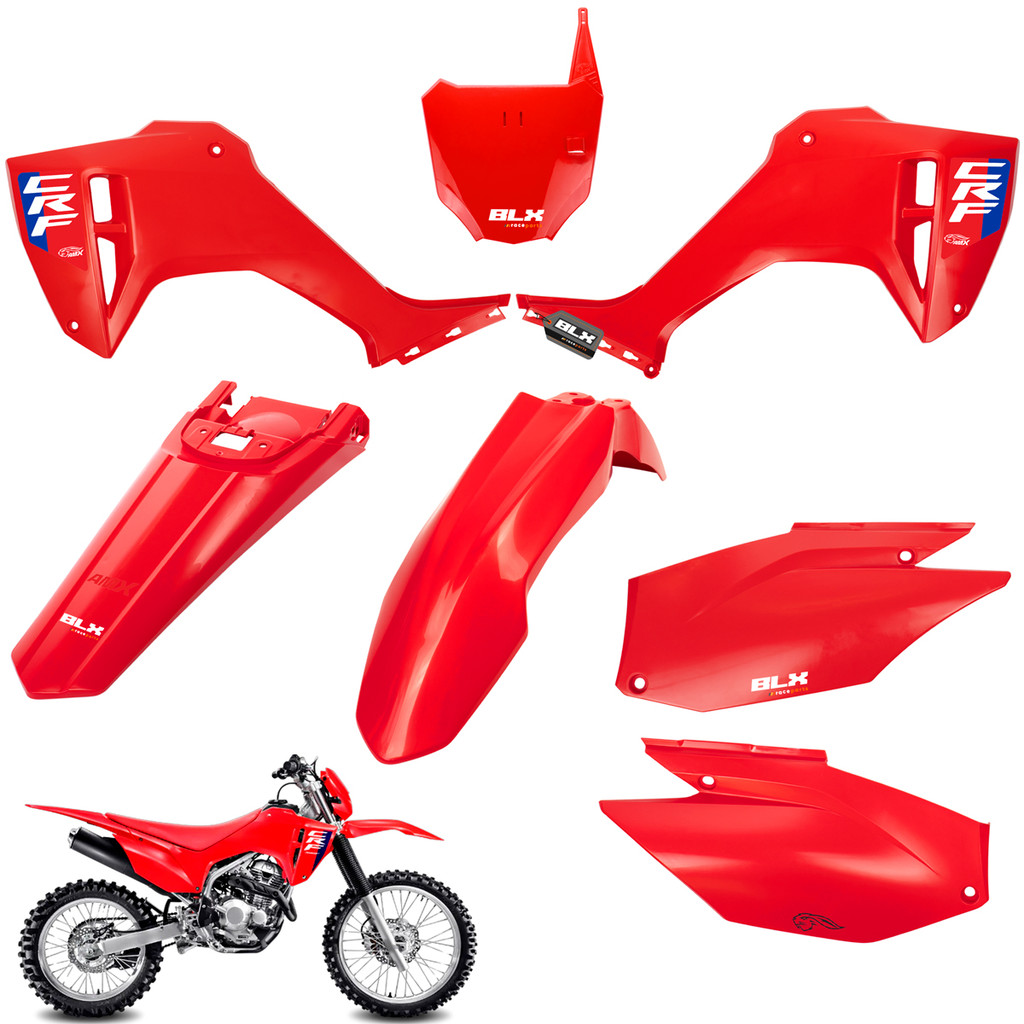 Kit Plástico Roupa Crf 300f Carenagem C/ Number Plate - Lançamento Amx
