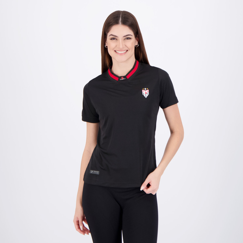 Camisa Dragão Premium Atlético Goianiense Concentração 2024 Feminina em Oferta na Shopee