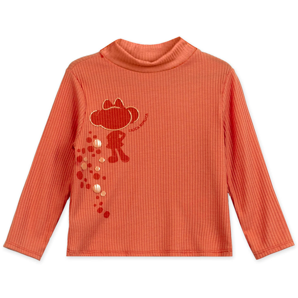 Blusa Canelada Manga Longa Bebê Feminina Lilica Ripilica em Oferta na Shopee