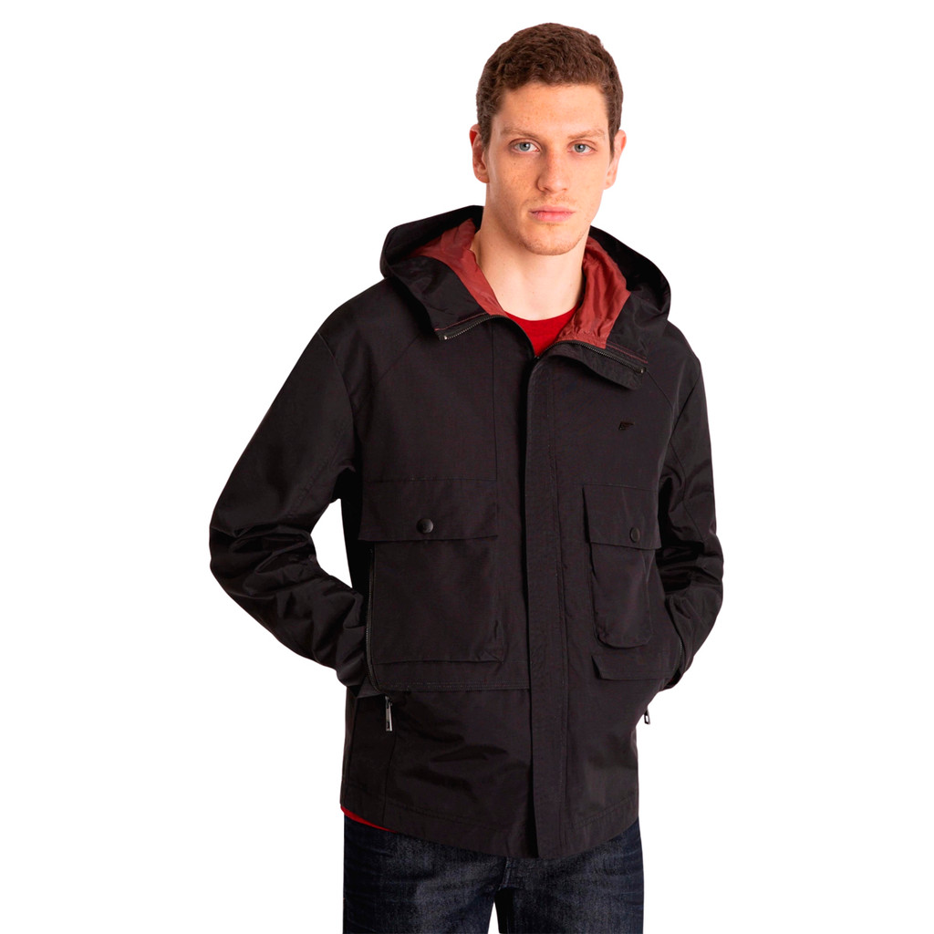 Jaqueta Ellus Preto Nylon Ribbon Hood