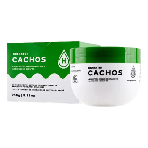 HIDRATEI CREME CAPILAR CACHOS 250G