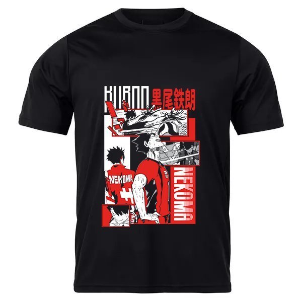 Camiseta Camisa Anime Basica Manga Haikyu Volei Ball Personagem Nekoma