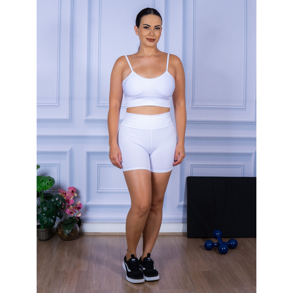 Conjunto Fitness Short + Top Alça - Preço Promocional de Atacado