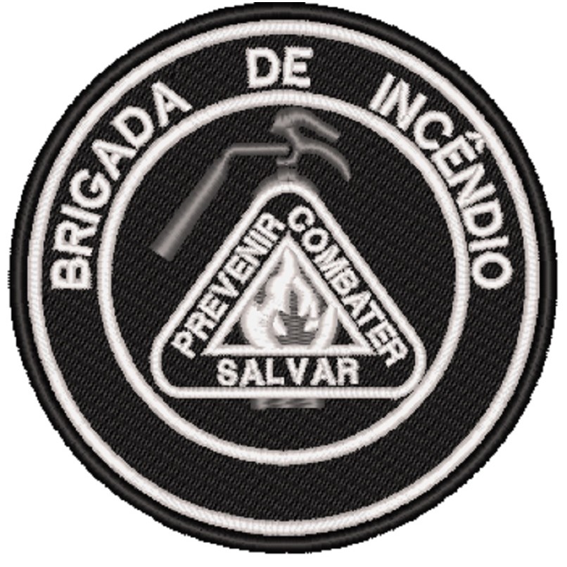 Breve Brigada Incendio Preto & Cinza