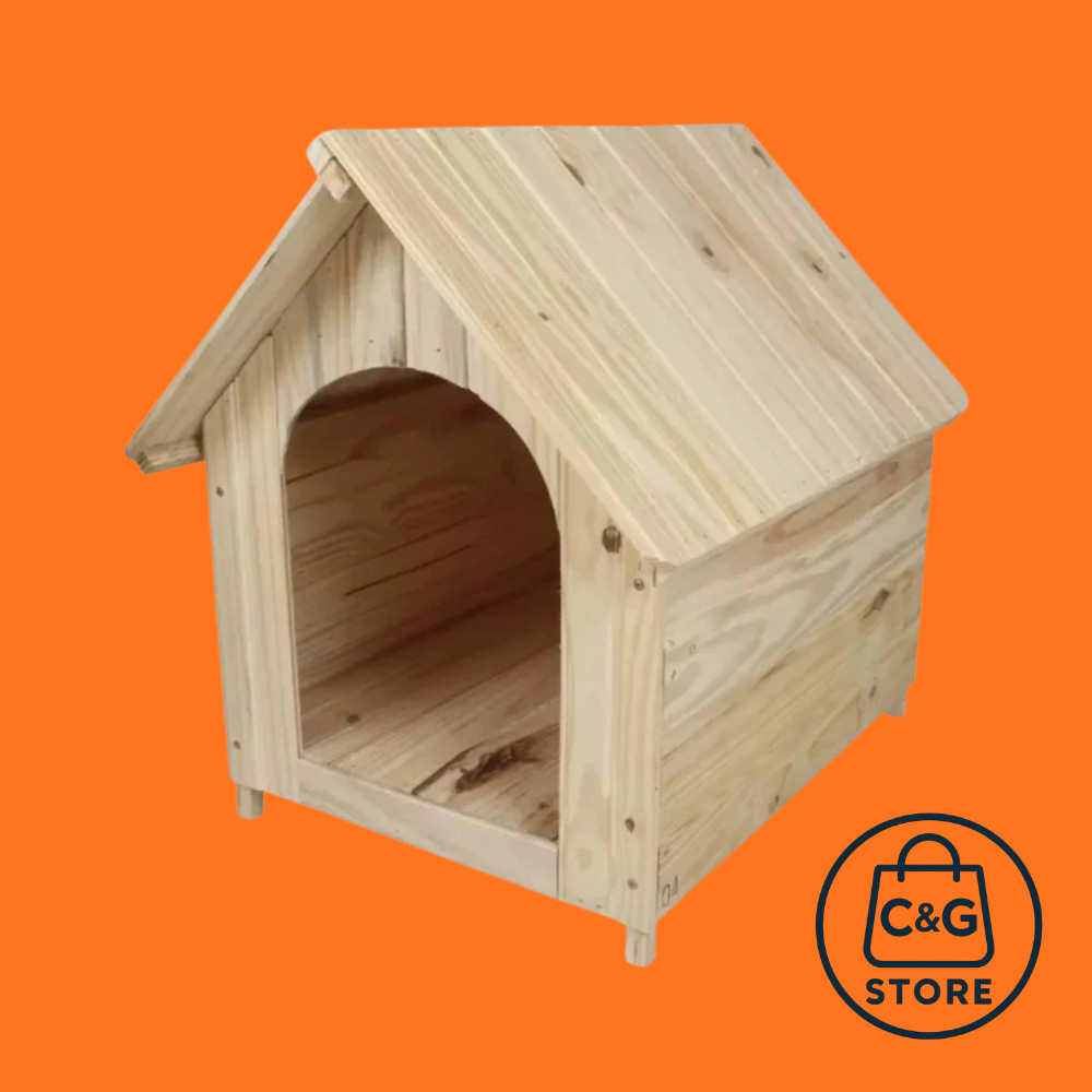 Casinha Casa de Madeira N1 ao N7 Para Cachorro Cães Cão Porte Médio Grande Casa Pet Dog House