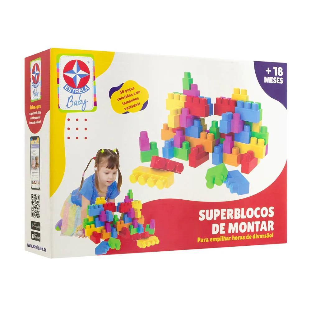 Super Blocos de Montar Brinquedo Bebê Estrela Oficial