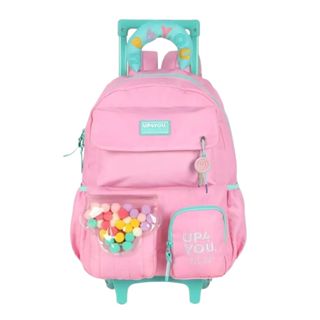 Mochila de Rodinhas Up4you Rosa IC41726UP Luxcel - UN em Oferta na Shopee
