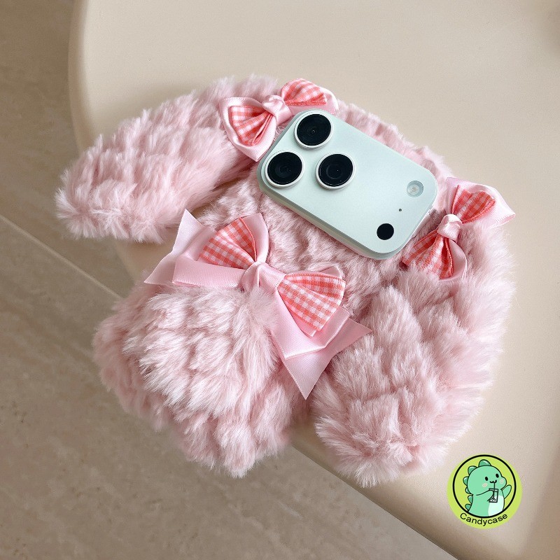 Bonito Coelho De Pelúcia Caso Telefone Para Moto Edge 60 Stylus 50 X50 Ultra 40 30 20 Pro Neo S 5G 4G Capa Elegante Inve
