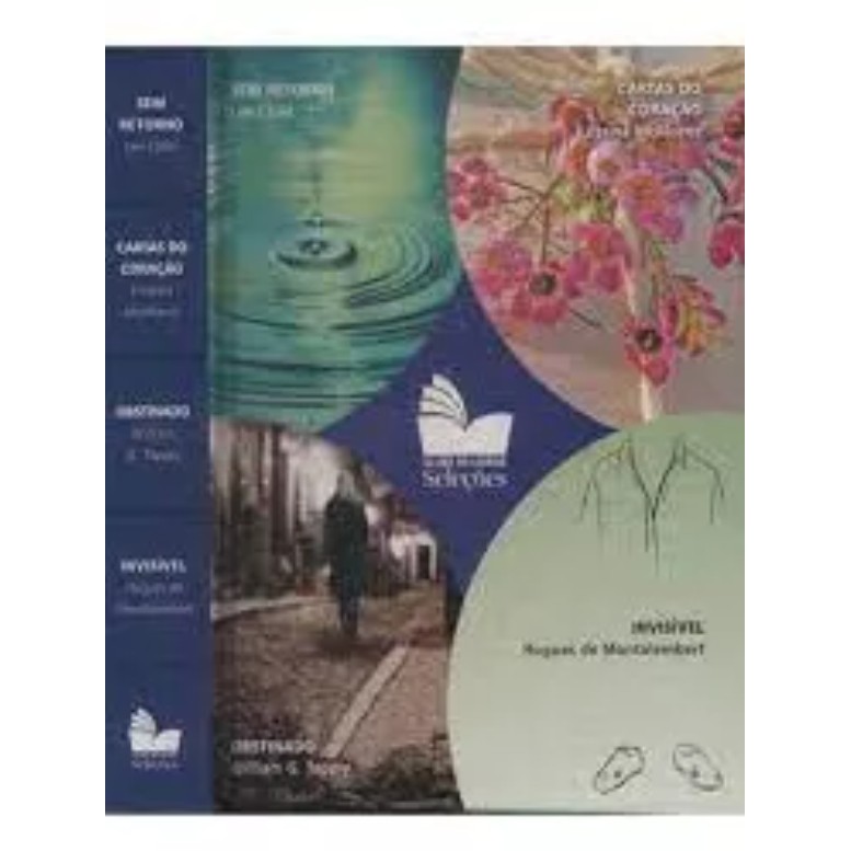Sem Retorno; Cartas Do Coração; Obstinado; Invisivel - Clube De Livros Seleções autor lee child, kristina mcmorris, illi