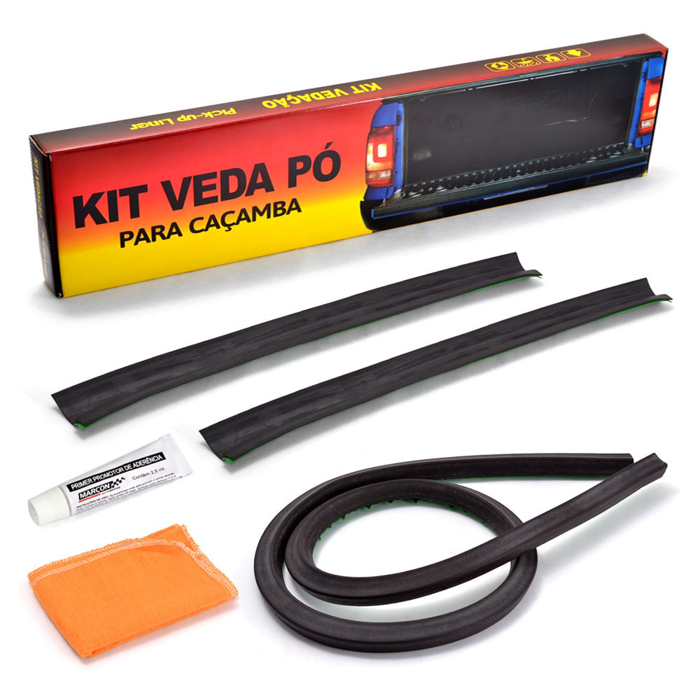 Veda Pó Vedação Caçamba Traseira Amarok 10/25-Hilux 05/25-Frontier 08/25-Ranger 13/25-S10 94/25-L200 08/25 Strada 20/25