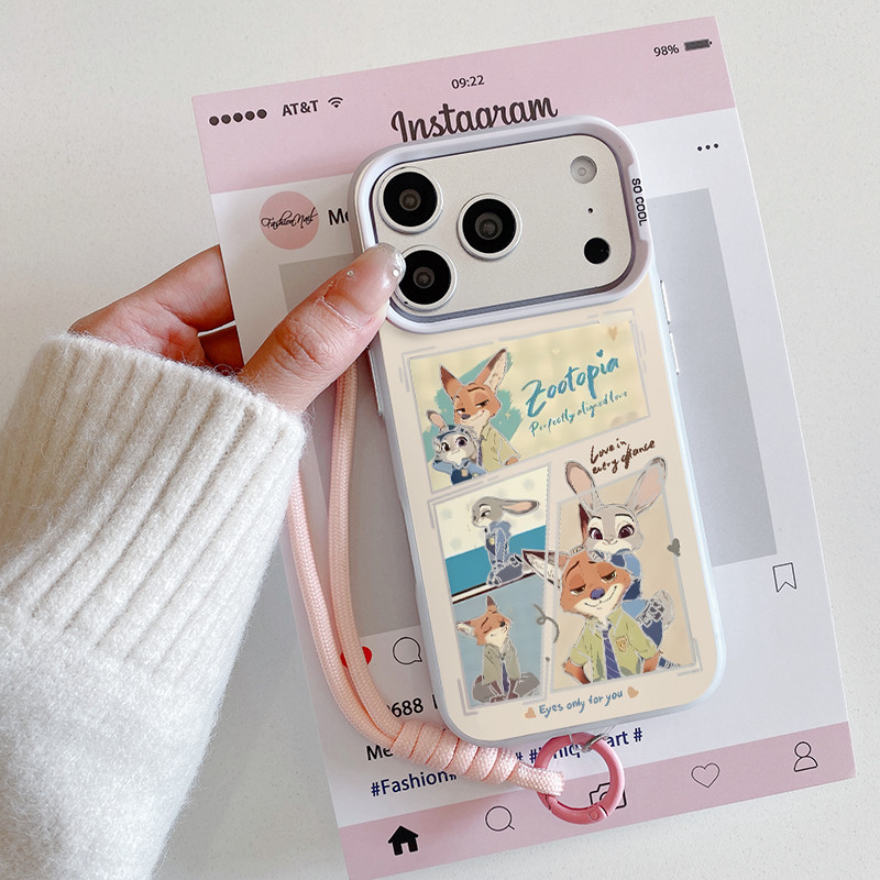 Capa de celular da Zootopia com iPhone 17 16 15 14 13 12 11 PRO MAX XS XR 7 8PLUS SE AIR casca macia