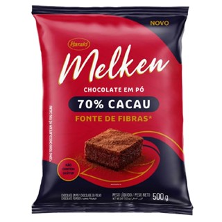 Chocolate Em Pó Melken 70% Cacau 500g Harald em Oferta na Shopee