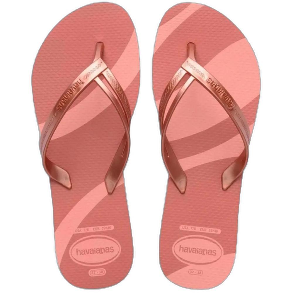 Chinelo Havaianas Elegance Print Feminino - Rosa em Oferta na Shopee