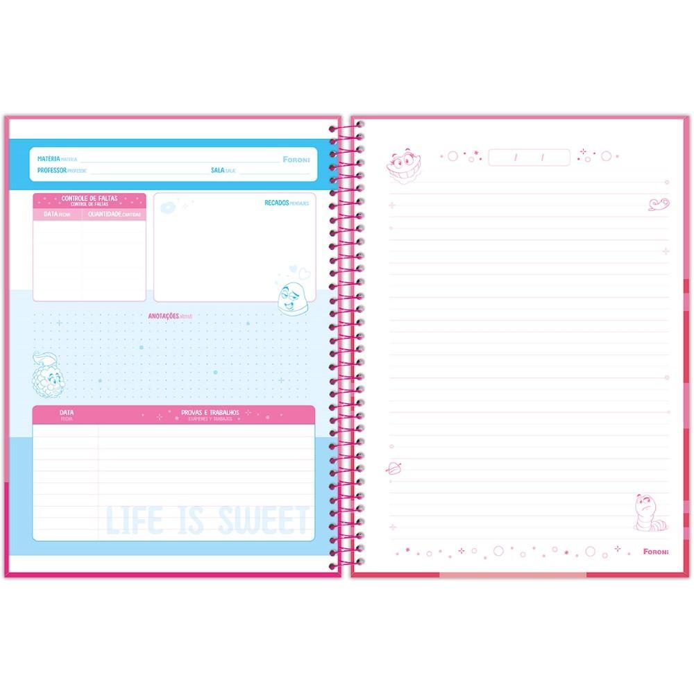 Caderno Universitário 20x27,5cm (Grande) 1 Matéria 80 Folhas c/ Aroma Fini Banana Foroni · foto 2