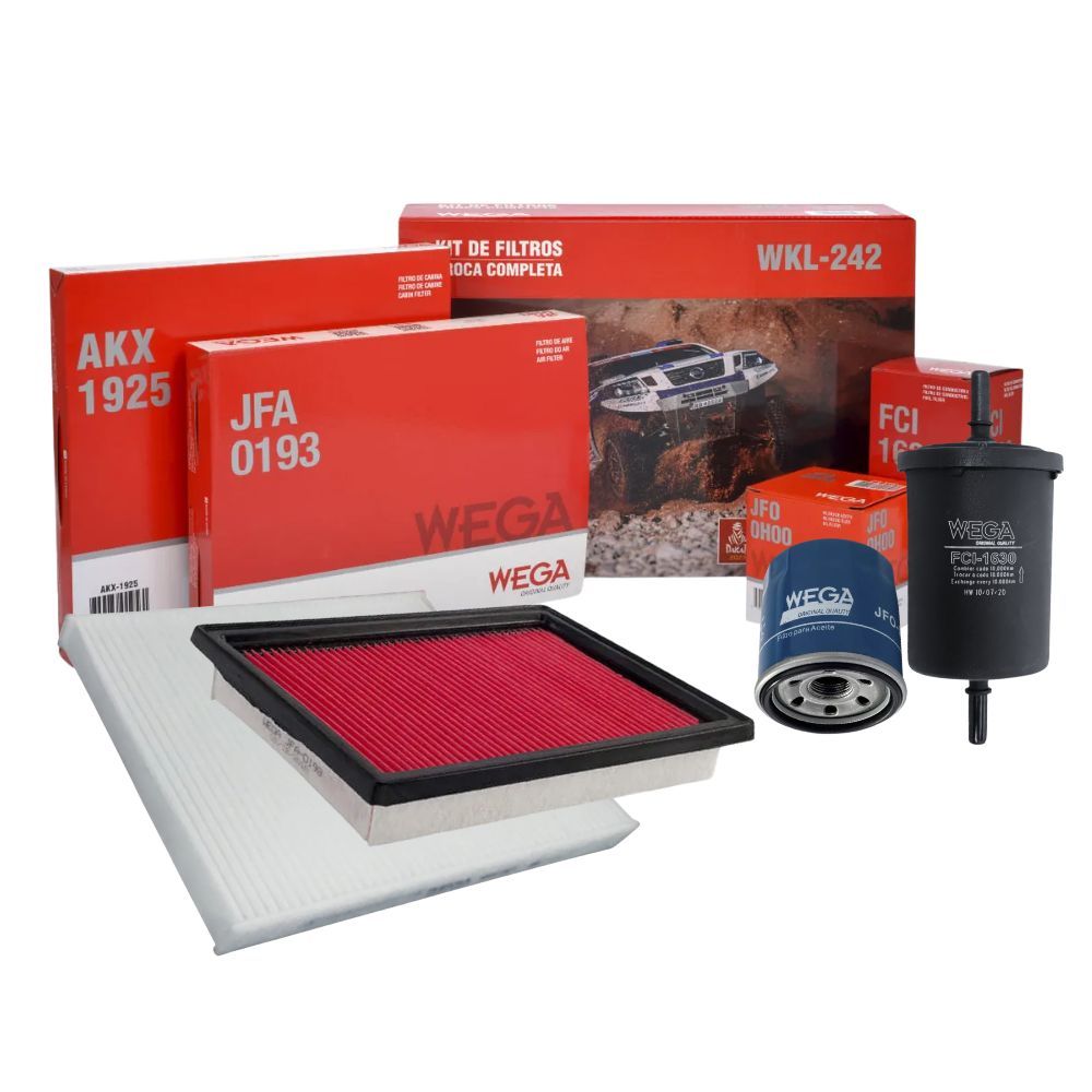 Kit Revisão Filtros March Versa 1.0 3c Manual 2015-2020 Wega