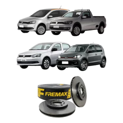Disco Freio Dianteiro Fremax BD9614 VW Gol Voyage Up