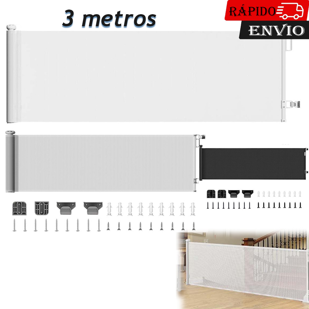 Portao Grade para Cachorros Grade de Protecao para Criancas Escalável Portao Portao Pet Grade de Protecao 3m