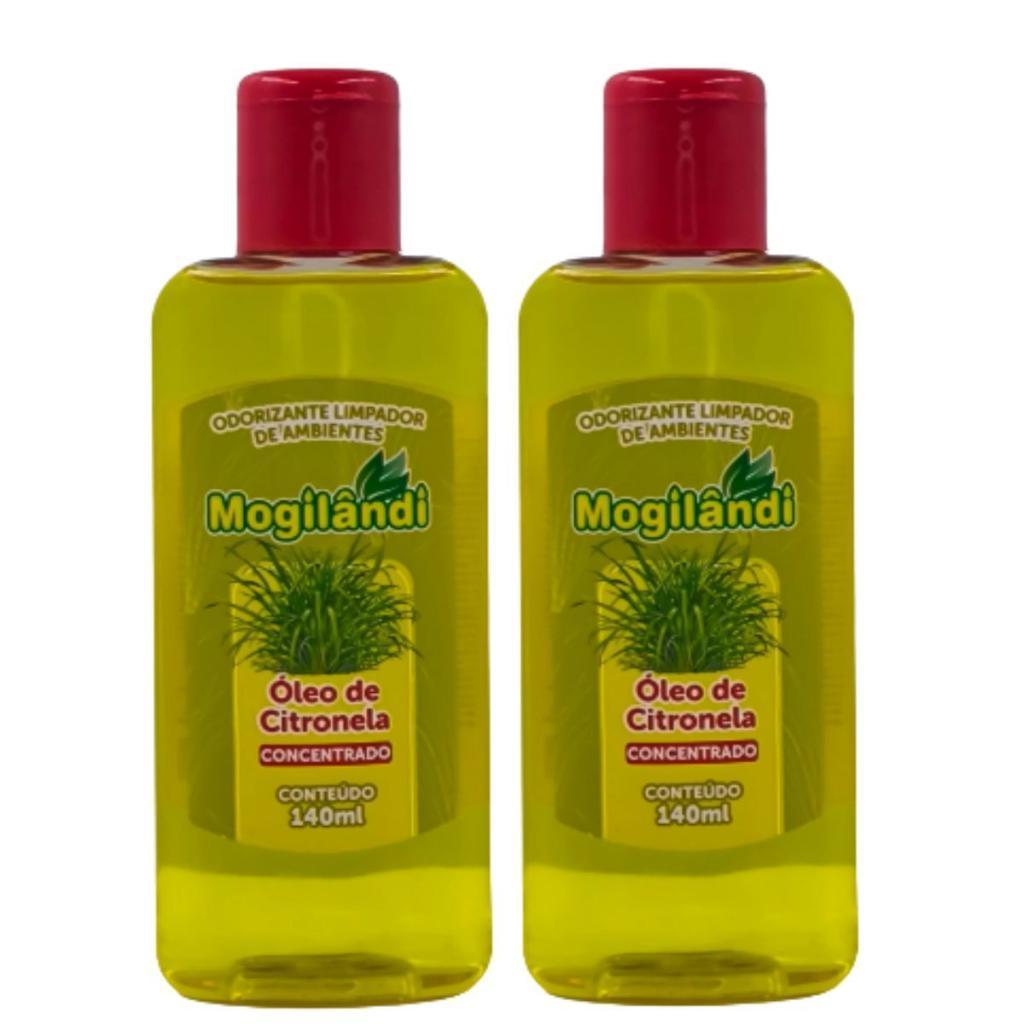 Kit 2 Odorizante de Ambiente Óleo de Citronela 140ml - Mogilândi em Oferta na Shopee