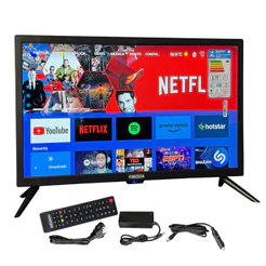 Smart TV Caminhão 24" 12/24v WiFi Android Ônibus Motorhome