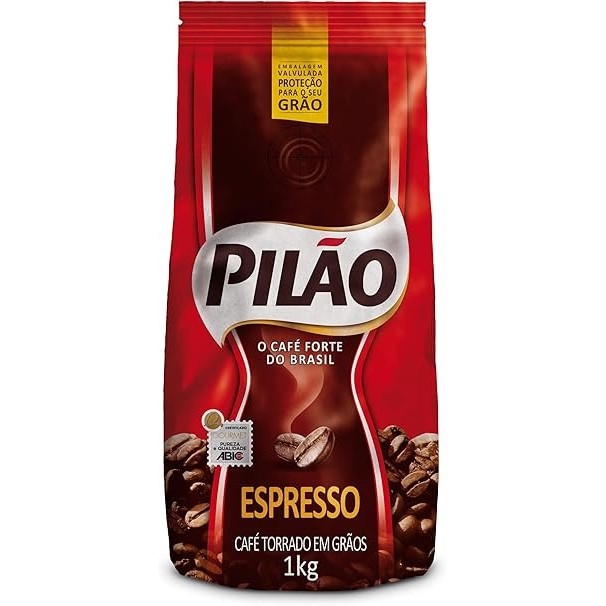Café Pilão Grãos Espresso Pouch 1kg em Oferta na Shopee