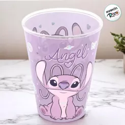Copo Stitch de Plástico 280ml Disney Original - Rizzo