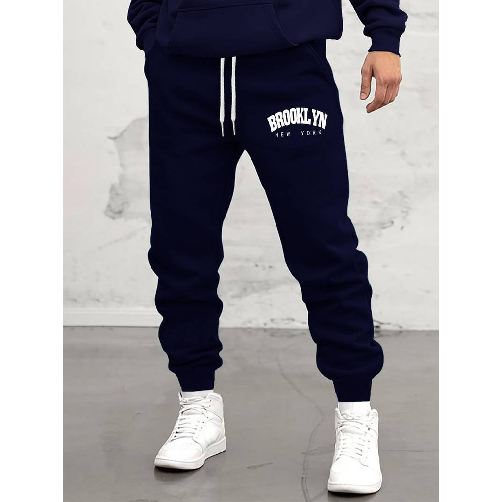 Calça Moletom Fitness Algodão Brooklyn Ny Fitness Unissex