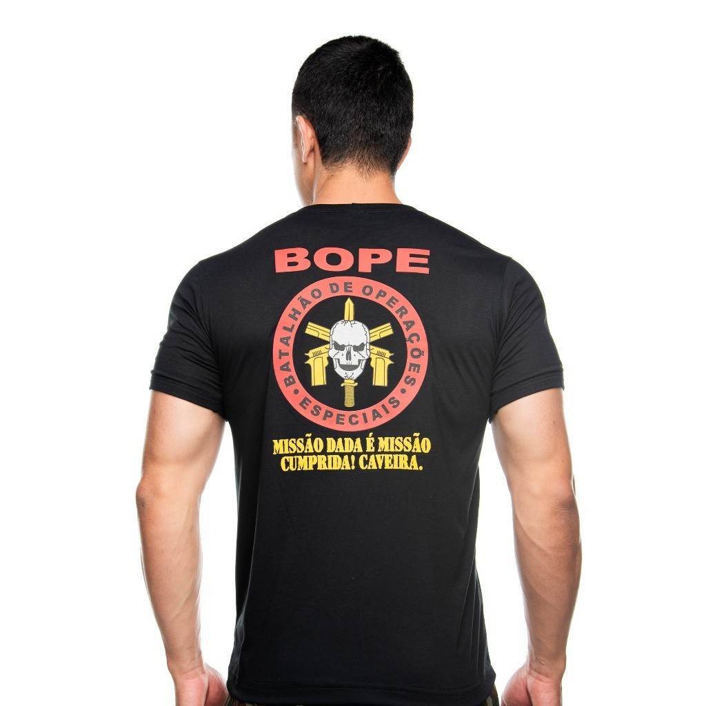 Camiseta BOPE 100% Algodao Masculina Estampa em DTF - Hyppe Outfit