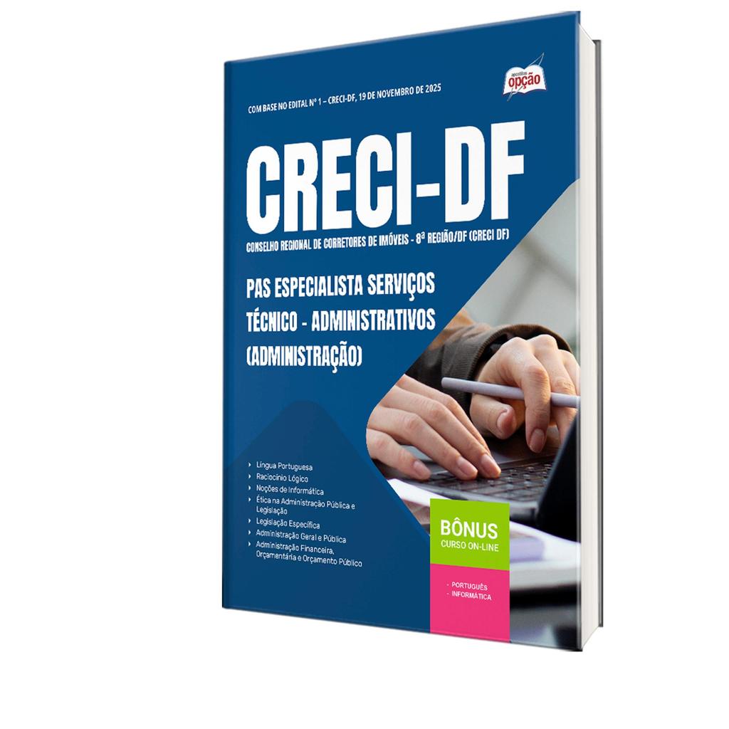Apostila CRECI-DF  - PAS Especialista Serviços Técnico-Administrativos (Administração)