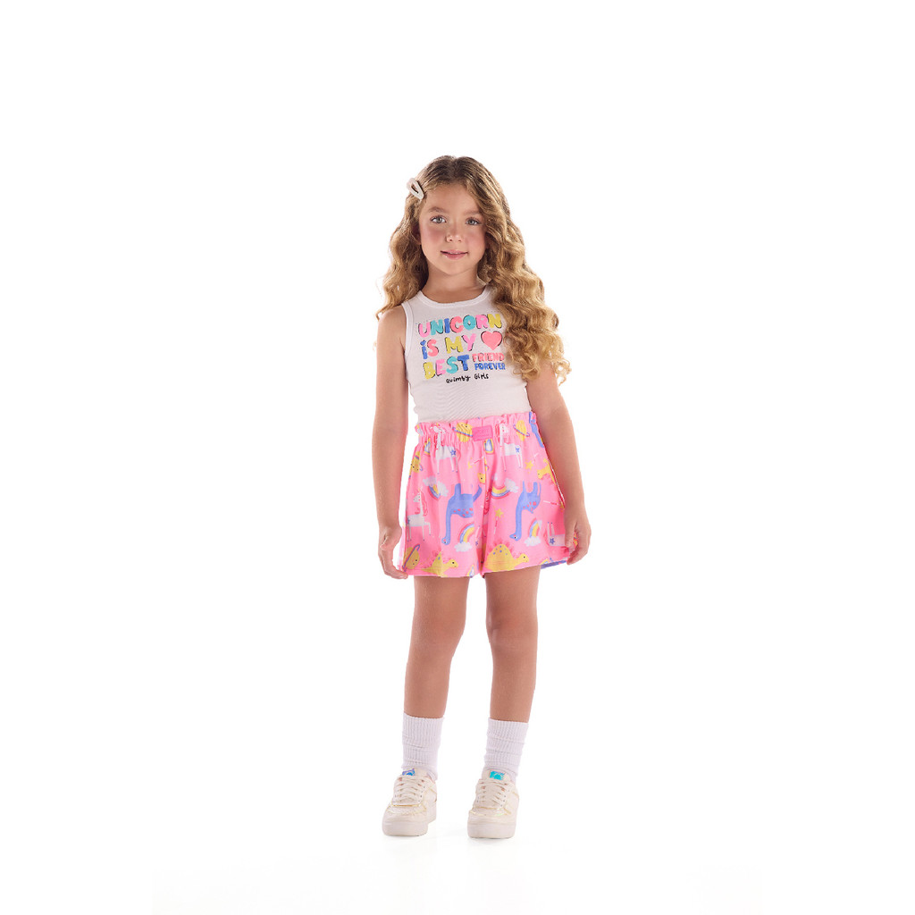 Conjunto Blusa Ribana Short Quimby