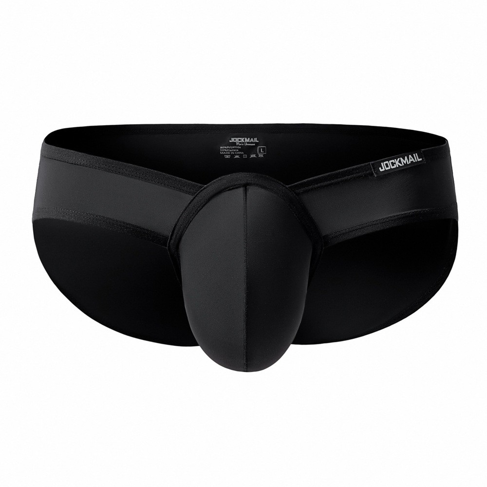 JOCKMAIL Cuecas Jockstrap Masculinas Com Aumento De Protuberância – Roupa Íntima Sexy Ultrafina De Seda Gelada E Cintura