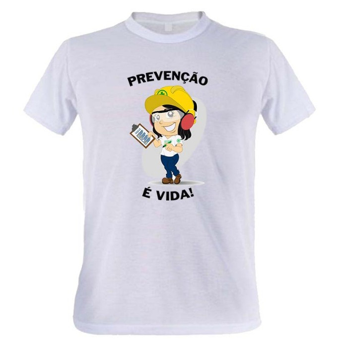 Camiseta Camisa Premium Segurança do Trabalho Sipat Cipa Prevenção de Acidentes de Trabalho Vida Blusa unissex Envio Ime