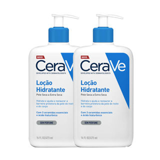 Kit 2 CeraVe Loção Hidratante 473ml em Oferta na Shopee