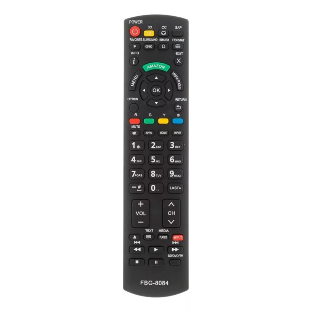 Controle Remoto Para Smart Tv Panasonic Viera 3d FBG 8084 MAX 8181 SKAY 8084 N2QAYB000572