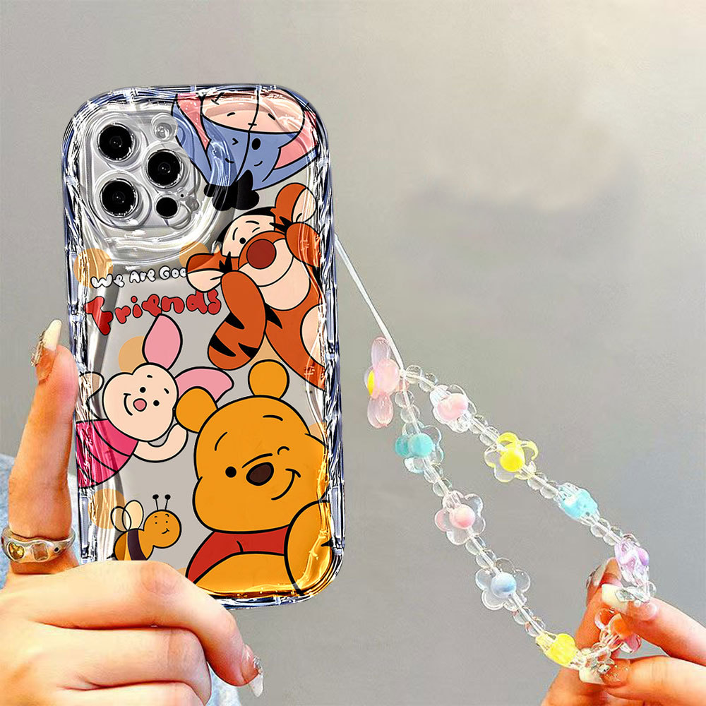 Capa Para iPhone 17 Pro Max 17Air 16 15 13 11 14 12 11 Xs XR Desenho Animado Winnie the Pooh E Leitão De Telefone em Oferta na Shopee