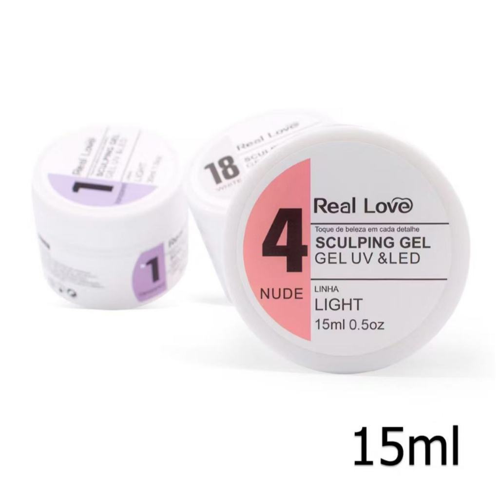 Gel de Modelagem para Unhas Sculpting Gel 15ml - Real Love M vi vi