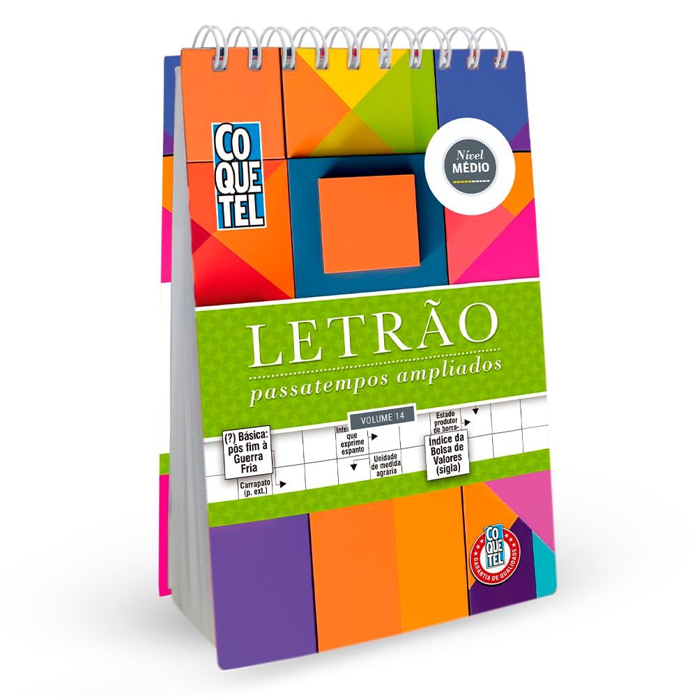 Livro Coquetel Espiral Letrão |Vol. 14| Nível Médio em Oferta na Shopee