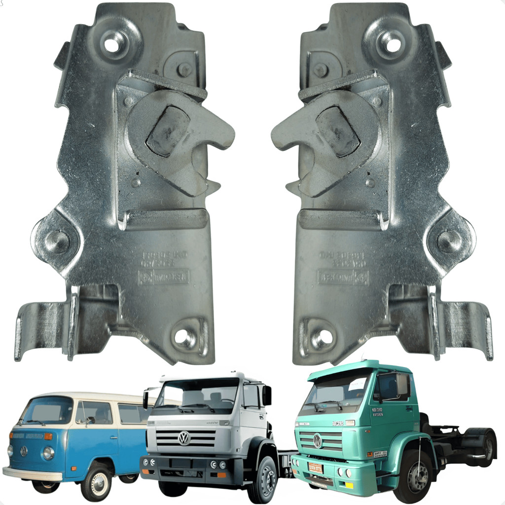 Par Fechadura Trinco Fecho Da Porta Kombi Caminhão Volkswagen Delivery Worker Titan