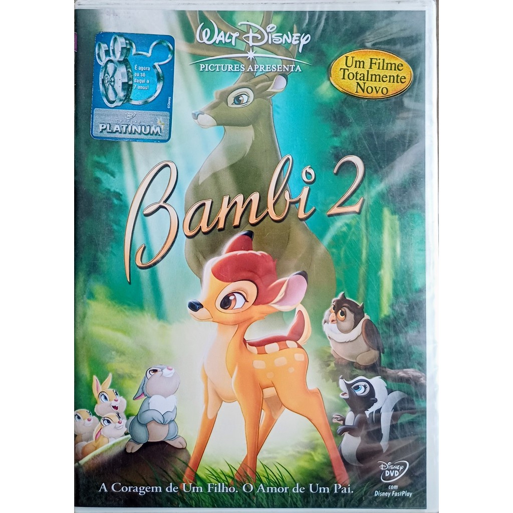 DVD Bambi 2: A Grande Aventura (Animação Disney) - Lacrado de Fábrica
