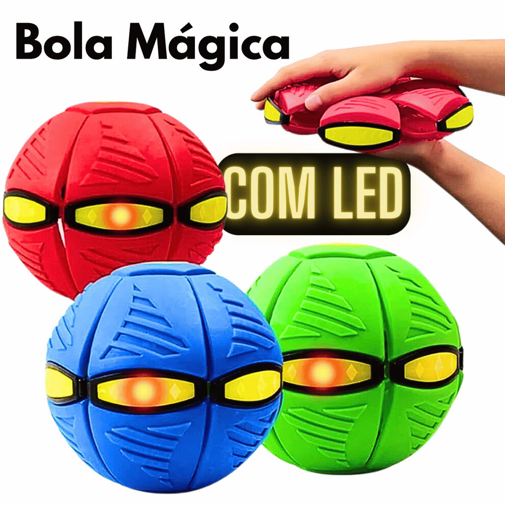 Bola Mágica Disco Voador Brinquedo Ao Ar Livre Bola Maluca Colorida