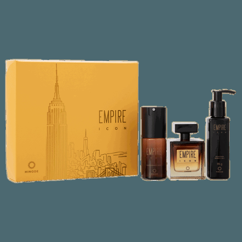Kit Empire Icon Masculino Hinode – Perfume + Desodorante – Edição Natal 2025