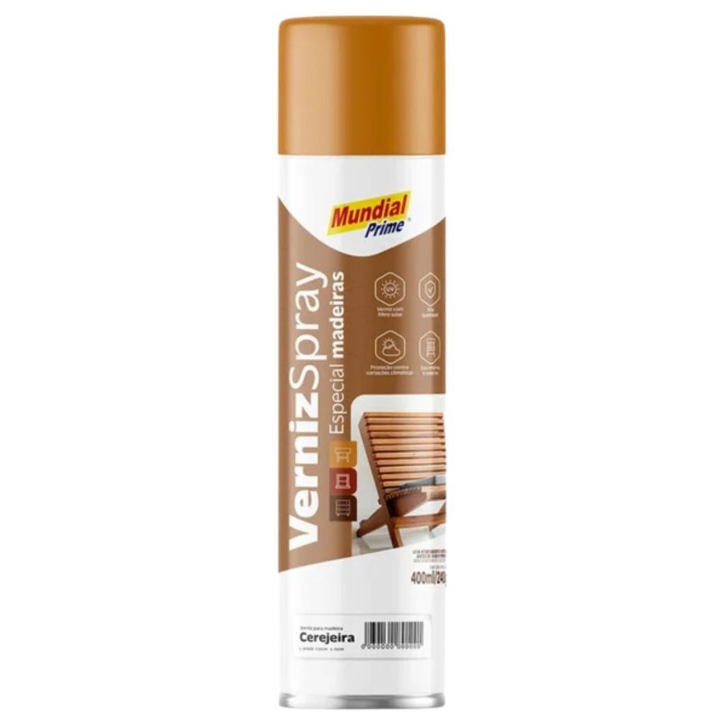 Verniz De Madeira Spray Cerejeira 400ml Proteção UV em Oferta na Shopee