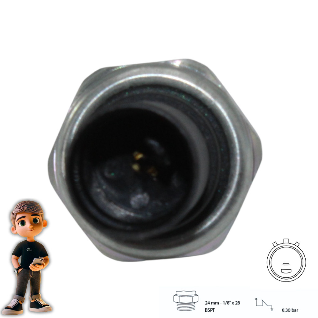Sensor De Pressão Cebolinha Óleo Motor Kia E Hyundai