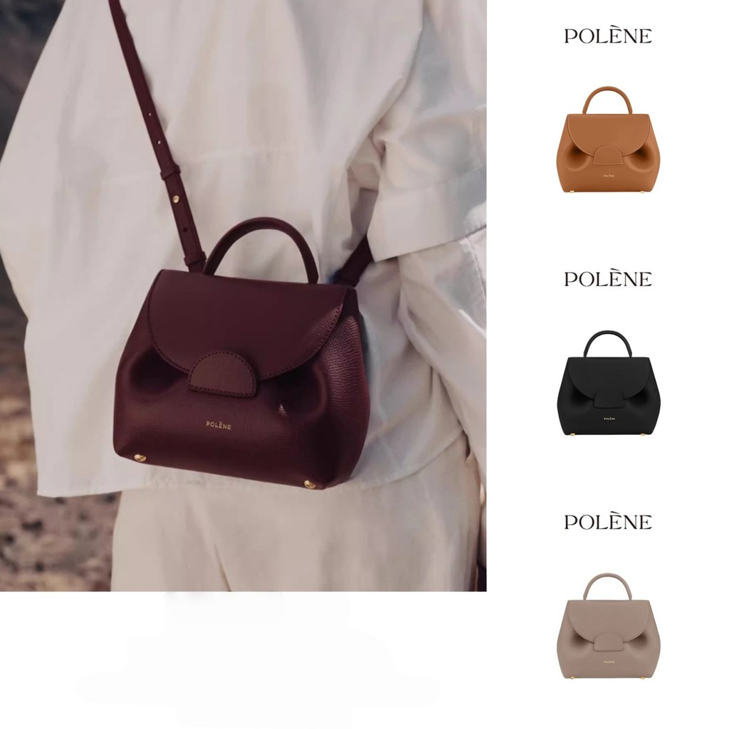 Polene Piggy Bag Smiley Face Bolsa Ombro Mensageiro Bolsa Feminina Bolsa All-Match em Oferta na Shopee