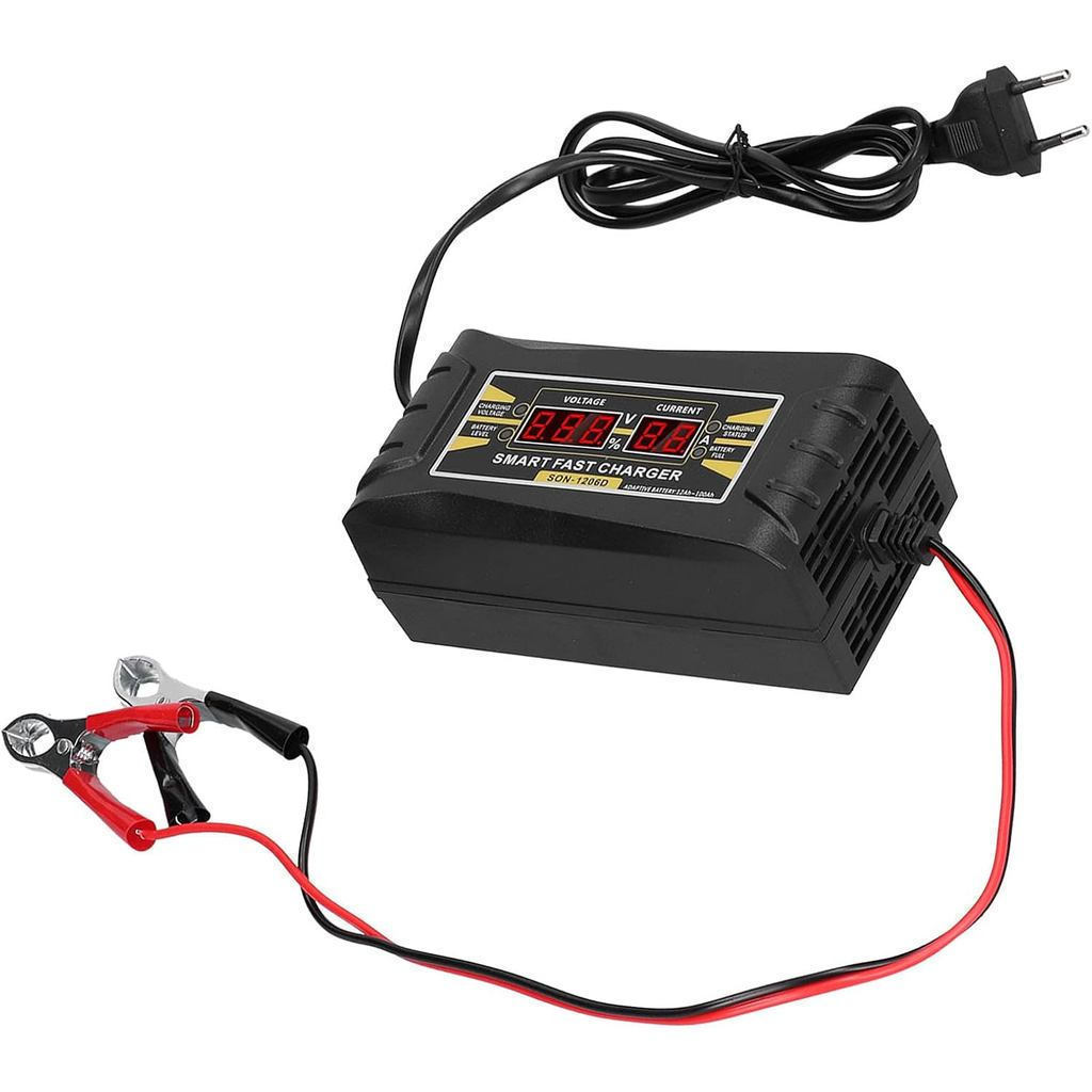 Carregador de Bateria para Motocicletas e Carros