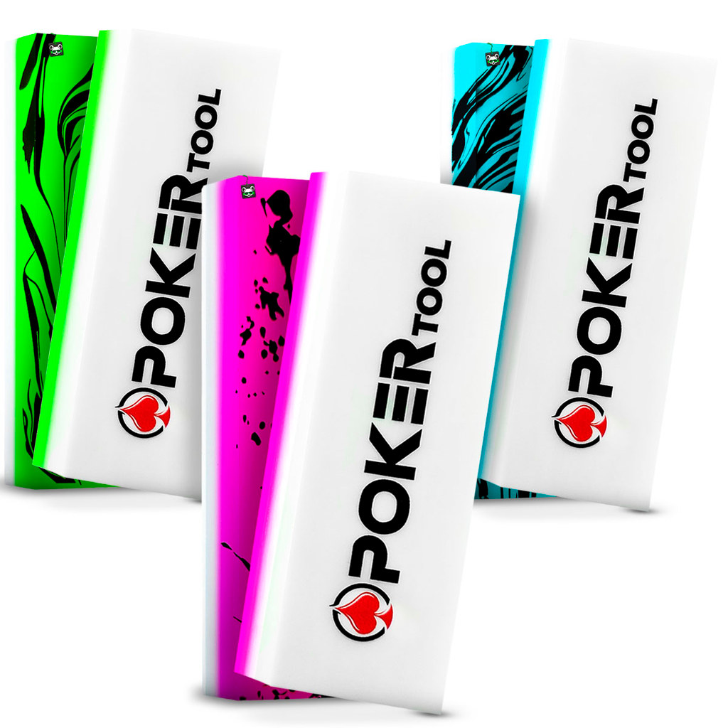 Borracha Poker Rubber Rodo Raspador Insulfilm Película Envelopamento Vinil Poker Tool em Oferta na Shopee