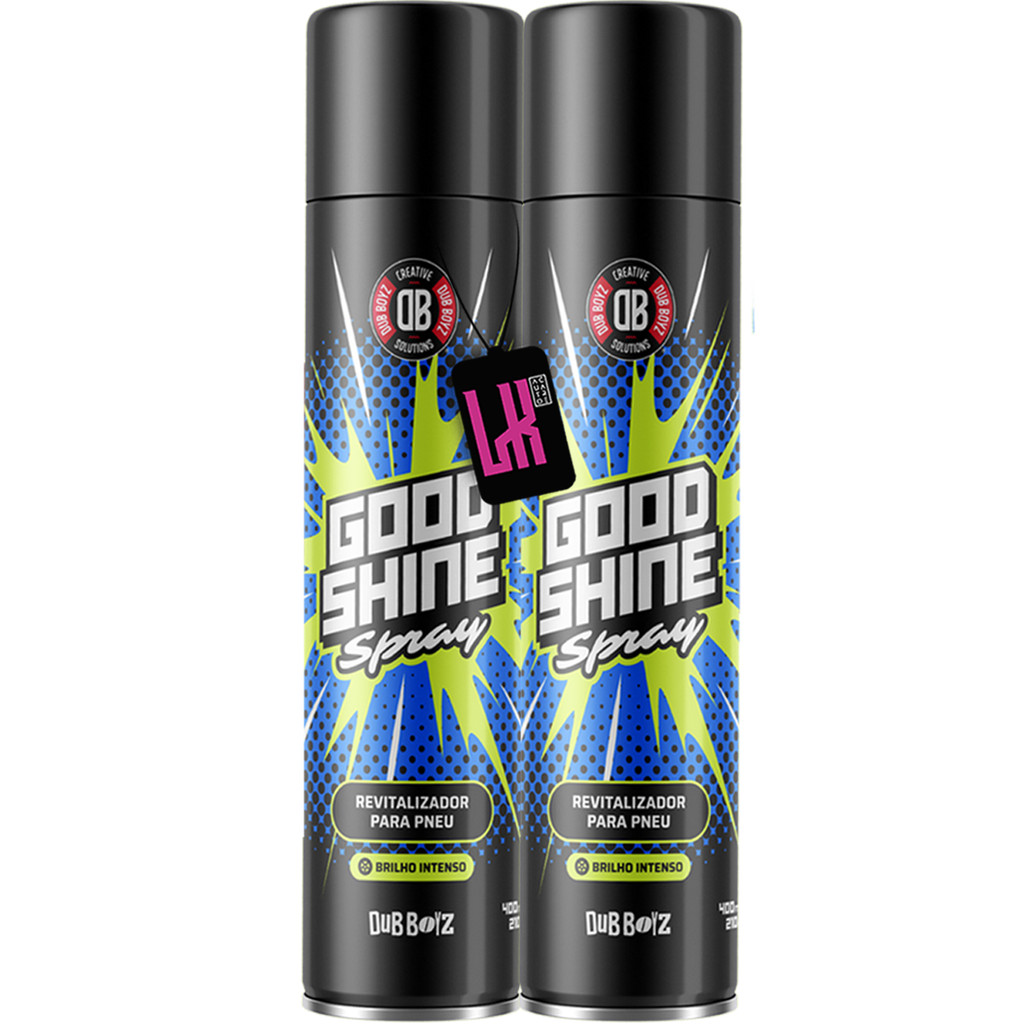 2X GOODSHINE SPRAY SELANTE PNEU PRETINHO AEROSOL DUB BOYZ em Oferta na Shopee