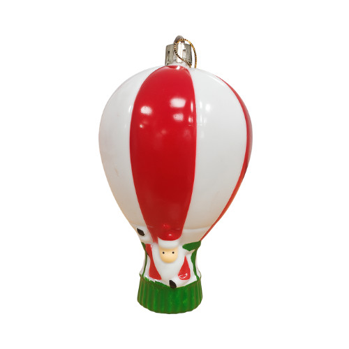 Enfeite Pendente de Natal Balão Noel Escarlate 12X7.5cm Wincy