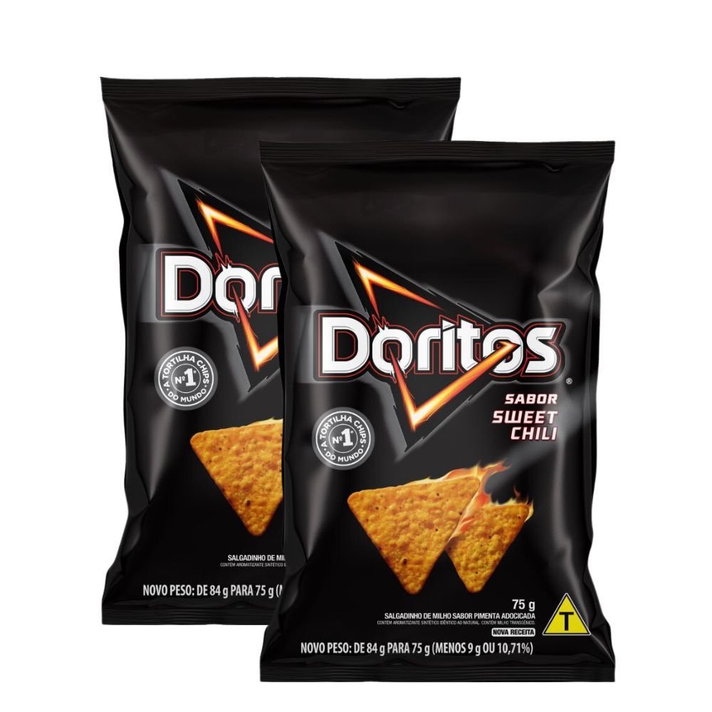 Kit 2 Doritos Sweet Chili 75g em Oferta na Shopee